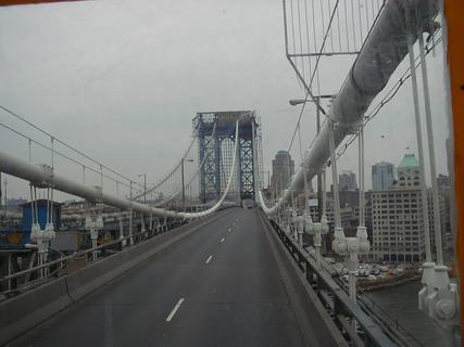 Manhattan Bridge from the tour bus<br>Location: <a href="https://www.google.com/maps/search/?api=1&query=40.70821,-73.99127" target="_new">Brooklyn City Tour, Manhattan Bridge</a>
